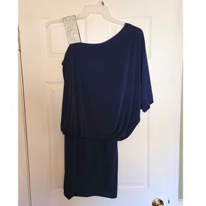 Navy Blue Mini Dress